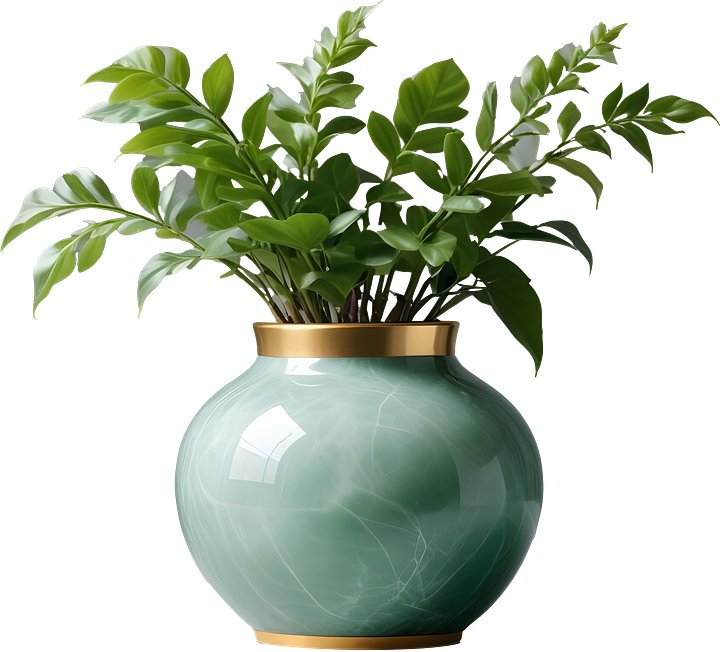 Jade Signature – Polished Jade Vase PNG product image (1)