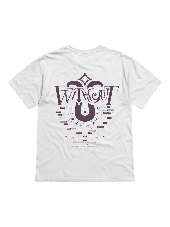 W/O U Purple/White Shirt product image (2)