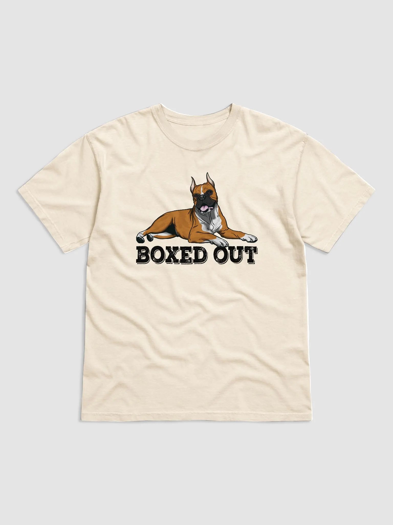 Boxed Out T-Shirt of a Boxer Dog | Funny T-Shirt for Boxer Paw-rents product image (1)