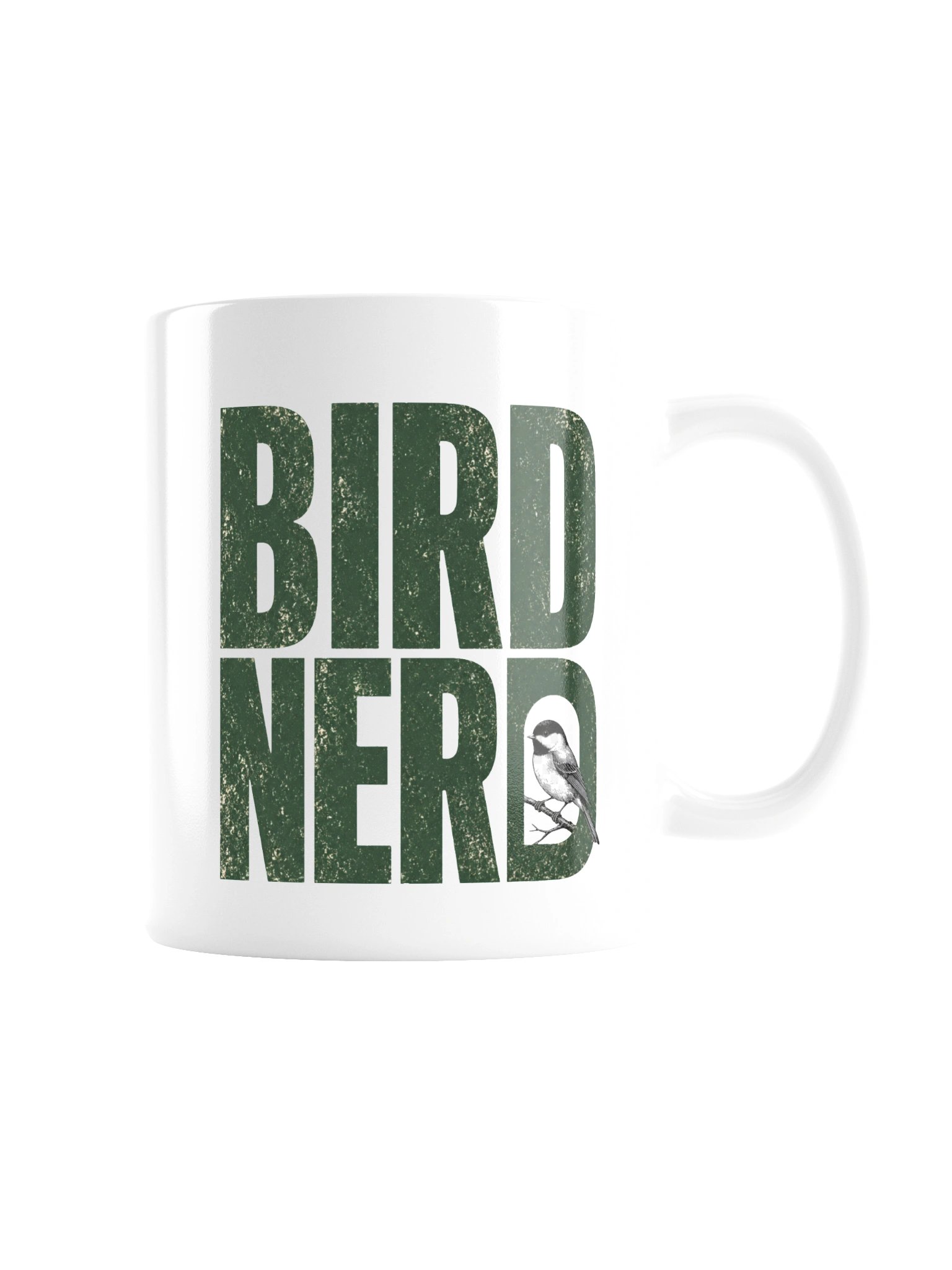 Funny Bird Nerd Mug – Cute Chickadee Coffee Cup product image (2)