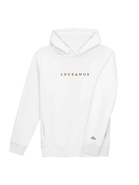LUCEAMUS ORGANIC-BLEND SIDE-POCKET UNISEX HOODIE