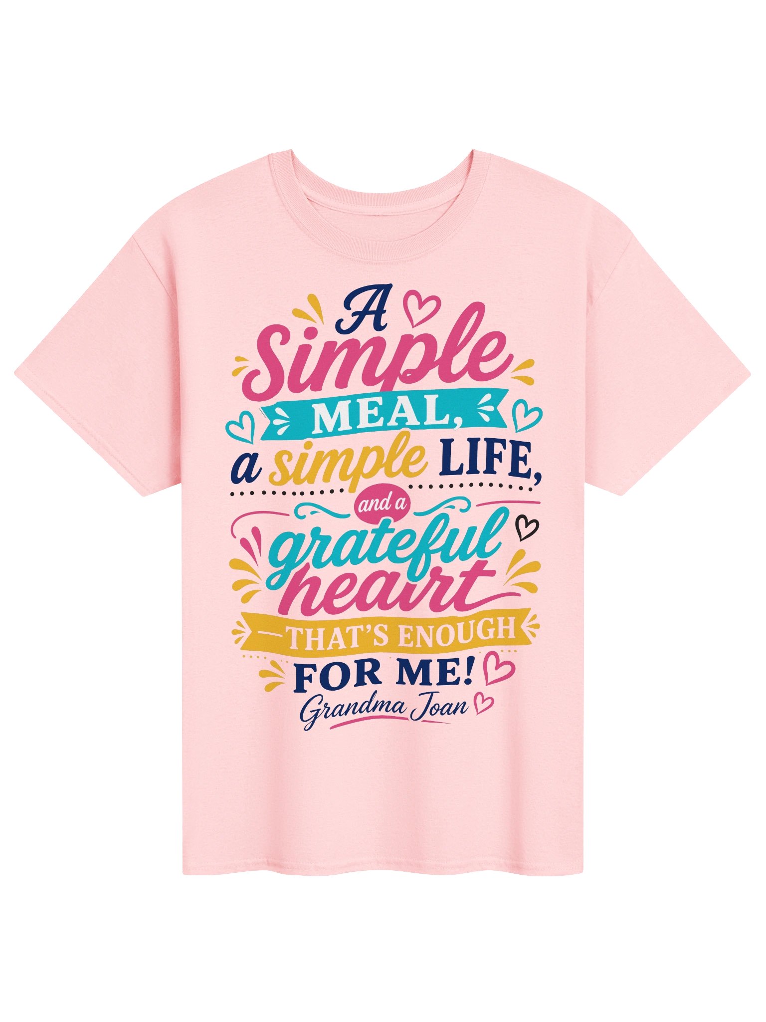 A Simple Meal, A Simple Life! - t-shirt product image (1)