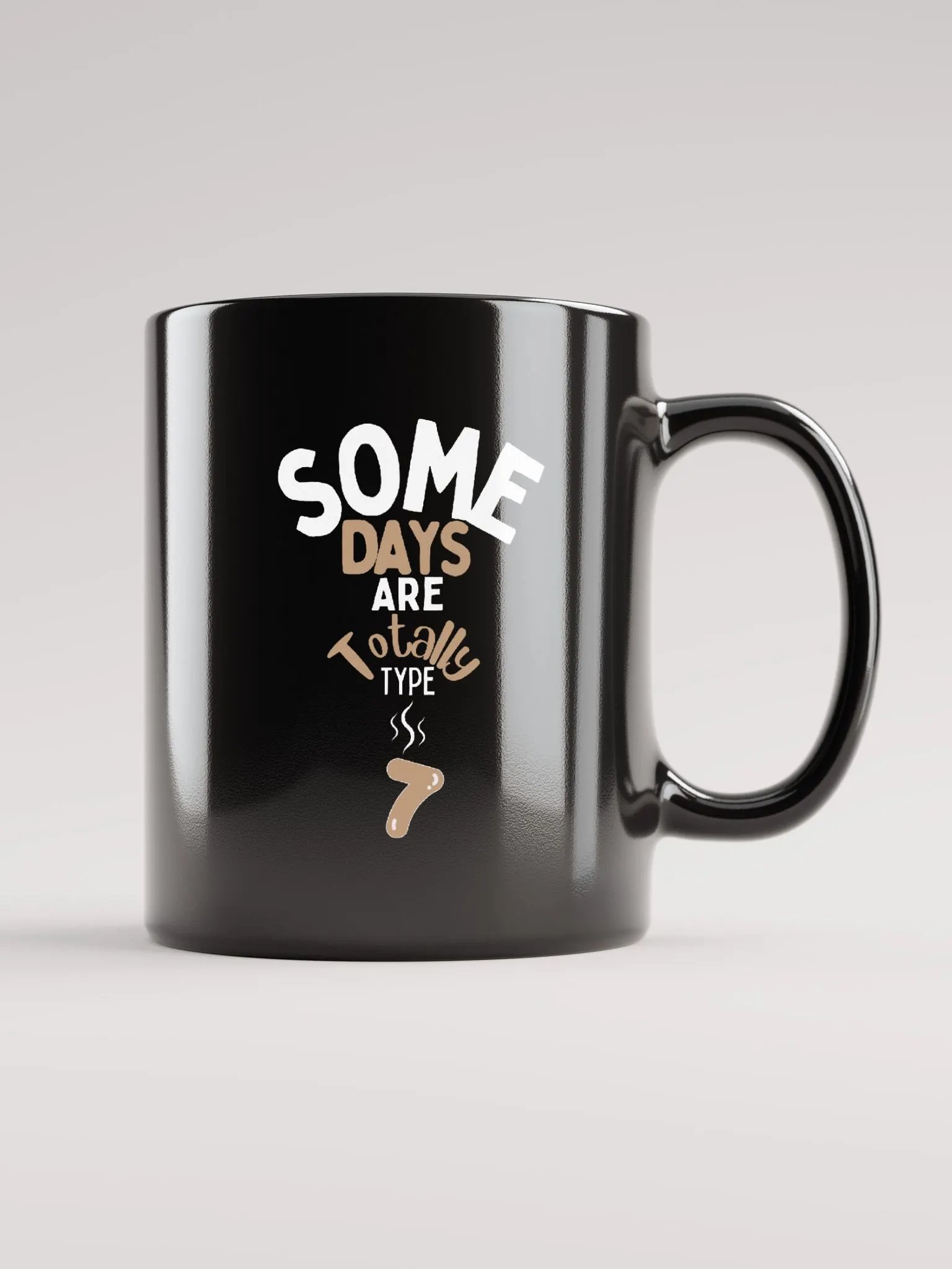 Funny Nurse Black Mug 