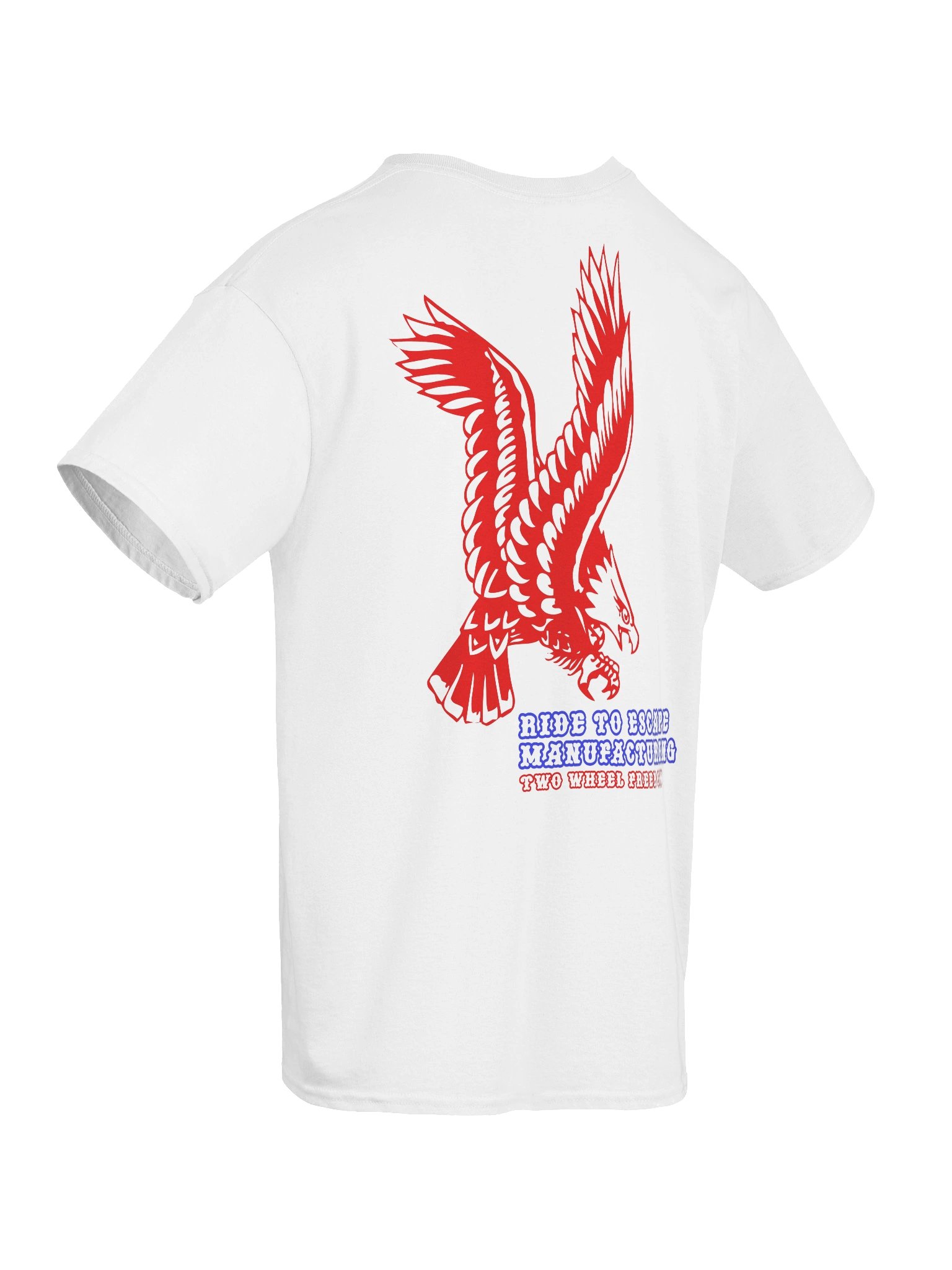 TWO WHEEL FREEDOM WHITE TEE product image (8)