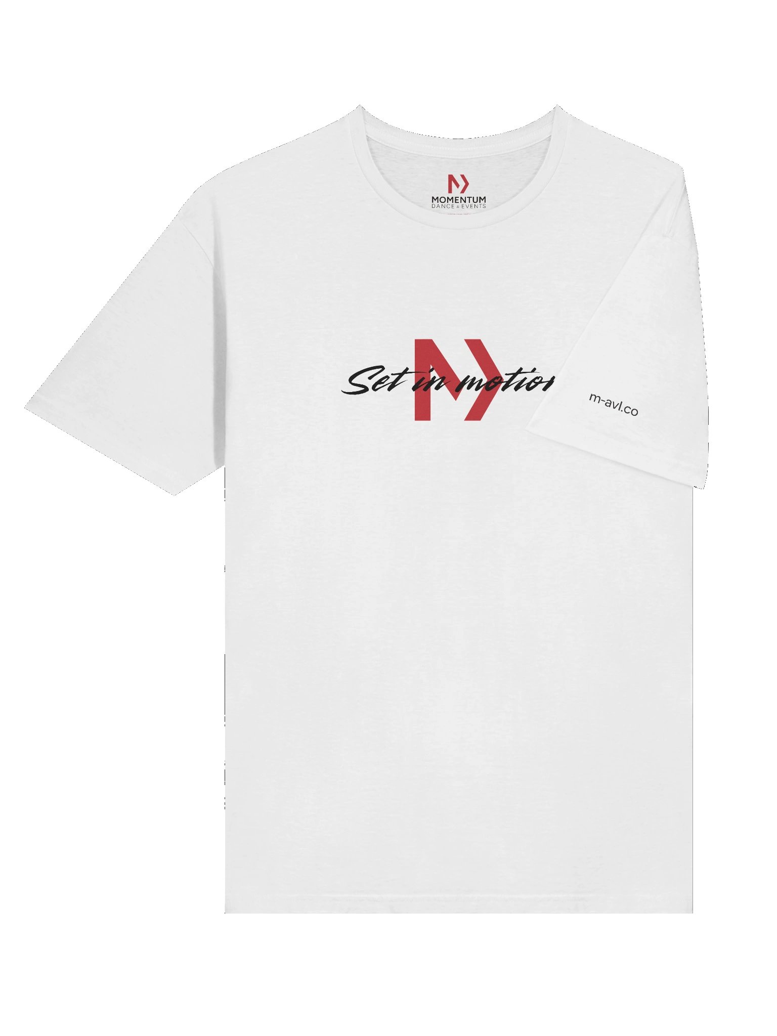 Set in motion unisex T-shirt white product image (6)