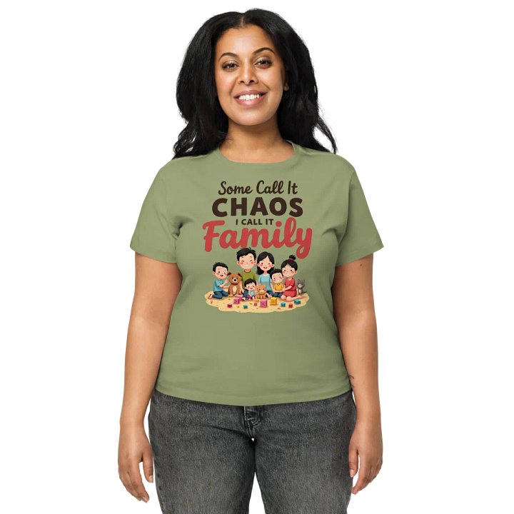 Chaos & Family Women's High-Waisted Tee product image (4)