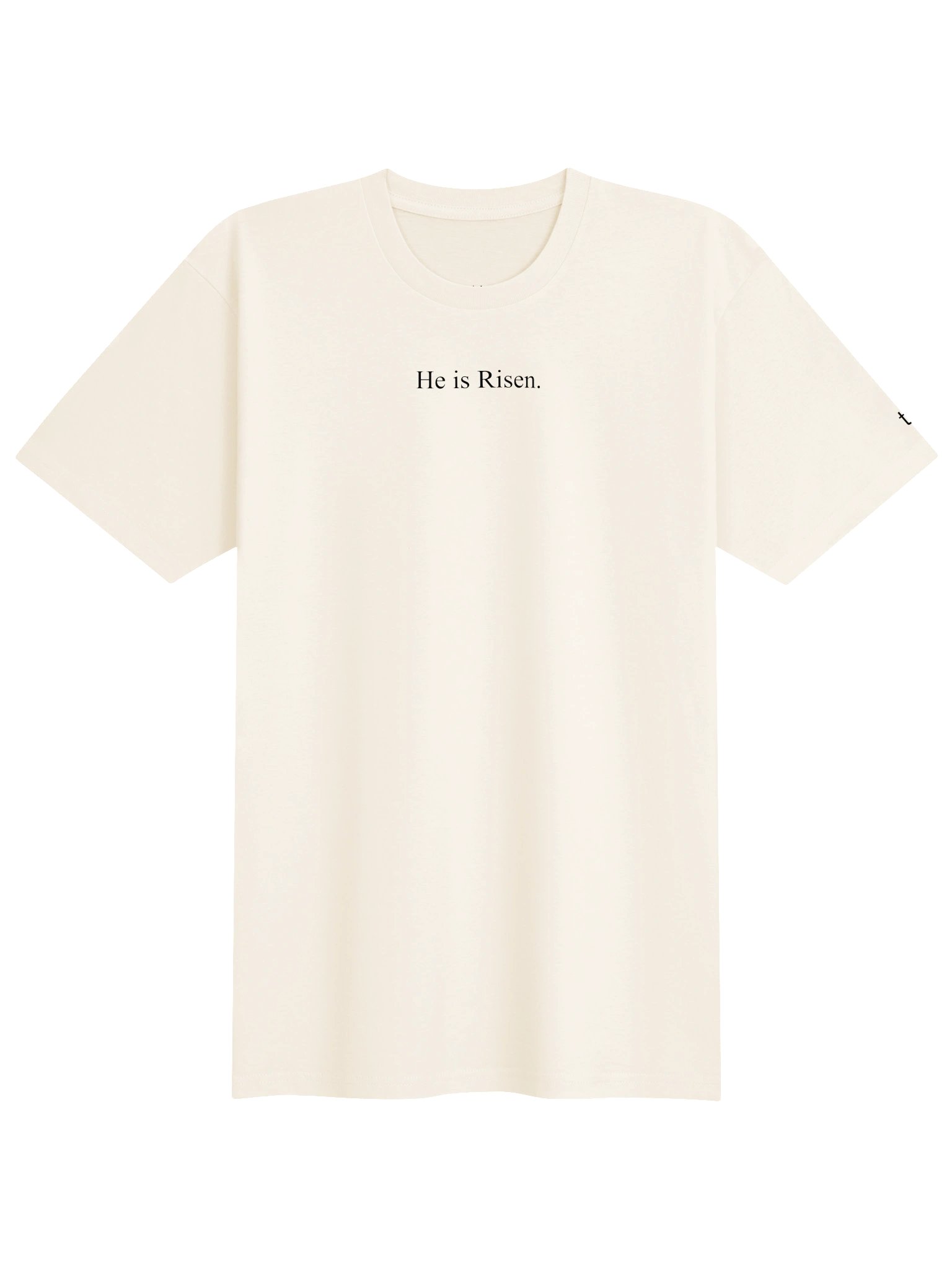 T-Shirt He is Risen - Black product image (3)