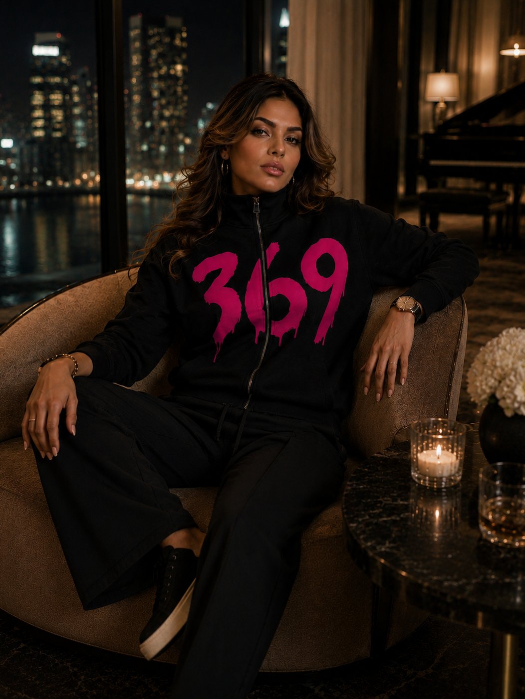 Hot Pink 369 Track Jacket product image (4)