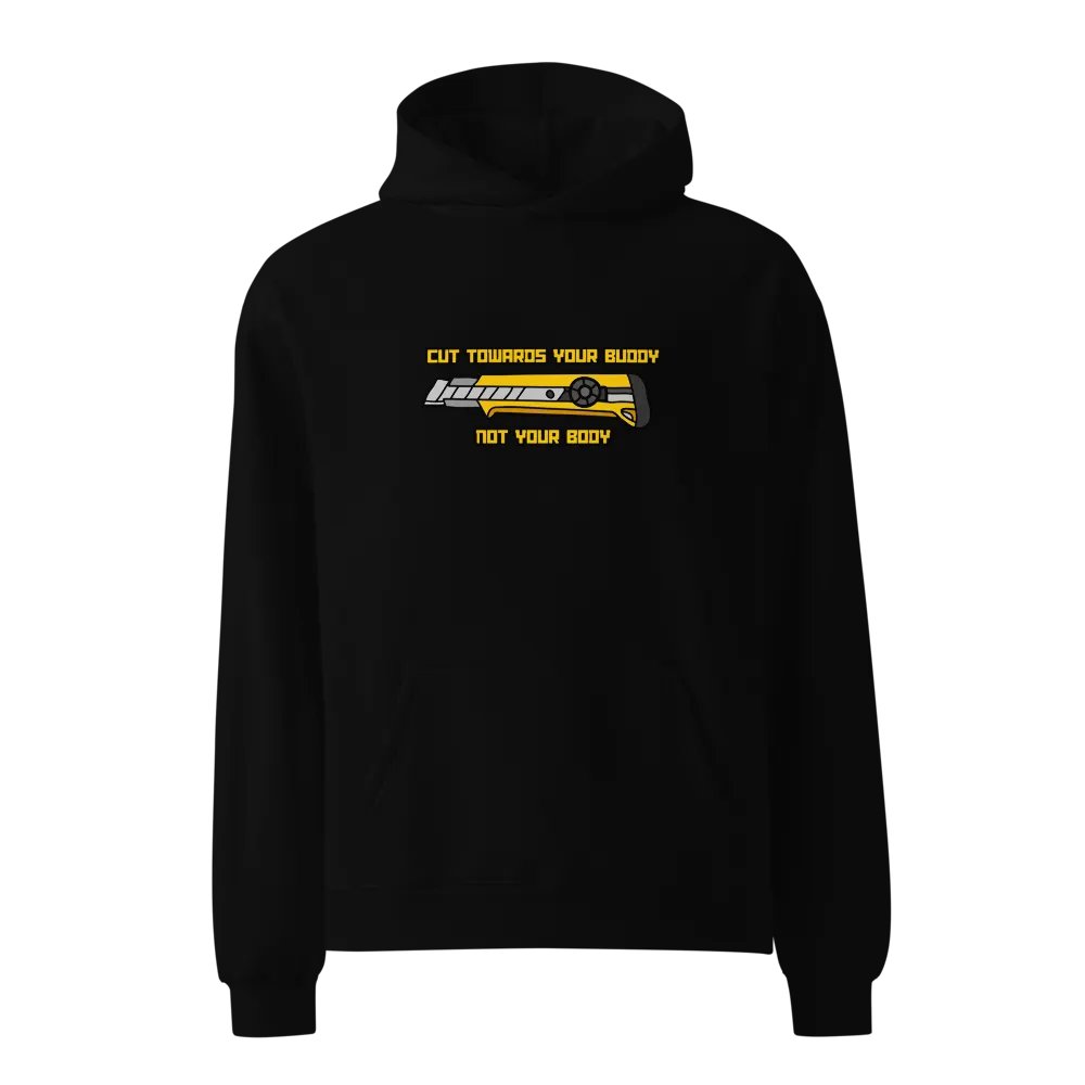 Safety Reminder Utility Knife Hoodie product image (1)