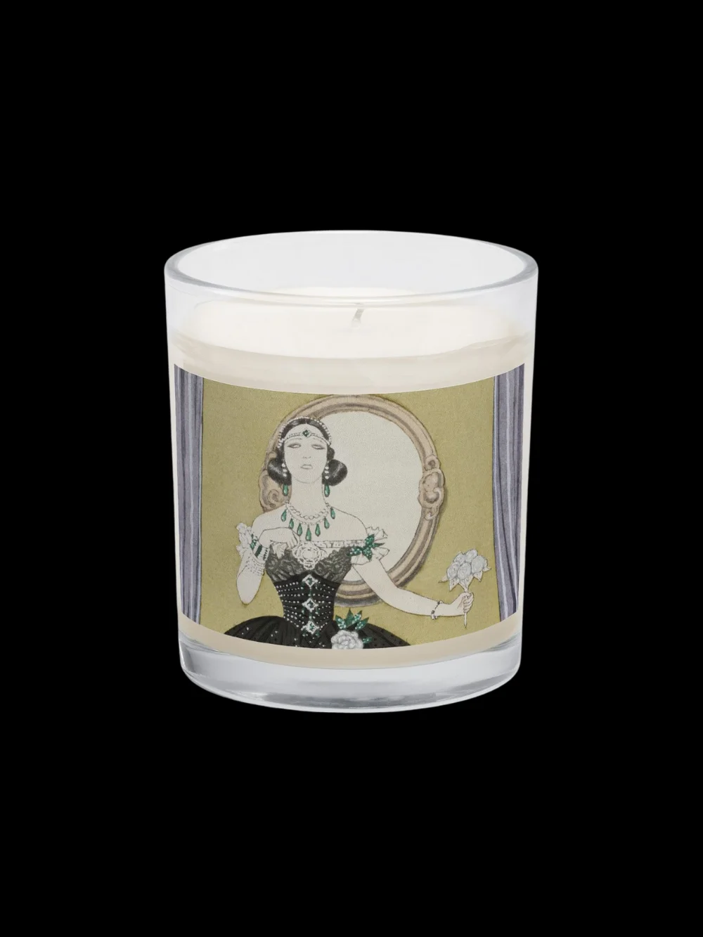 Camélias. Soy Wax Candle In A Clear Glass Jar. product image (2)