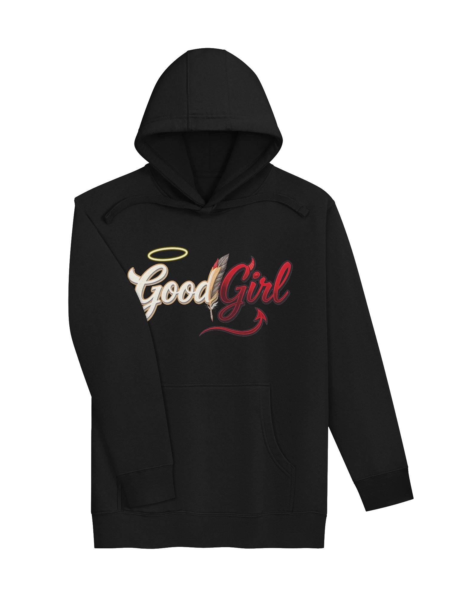 Good Girl Hoodie | Angel vs Devil Edition | Cotton Heritage Premium Hoodie product image (27)