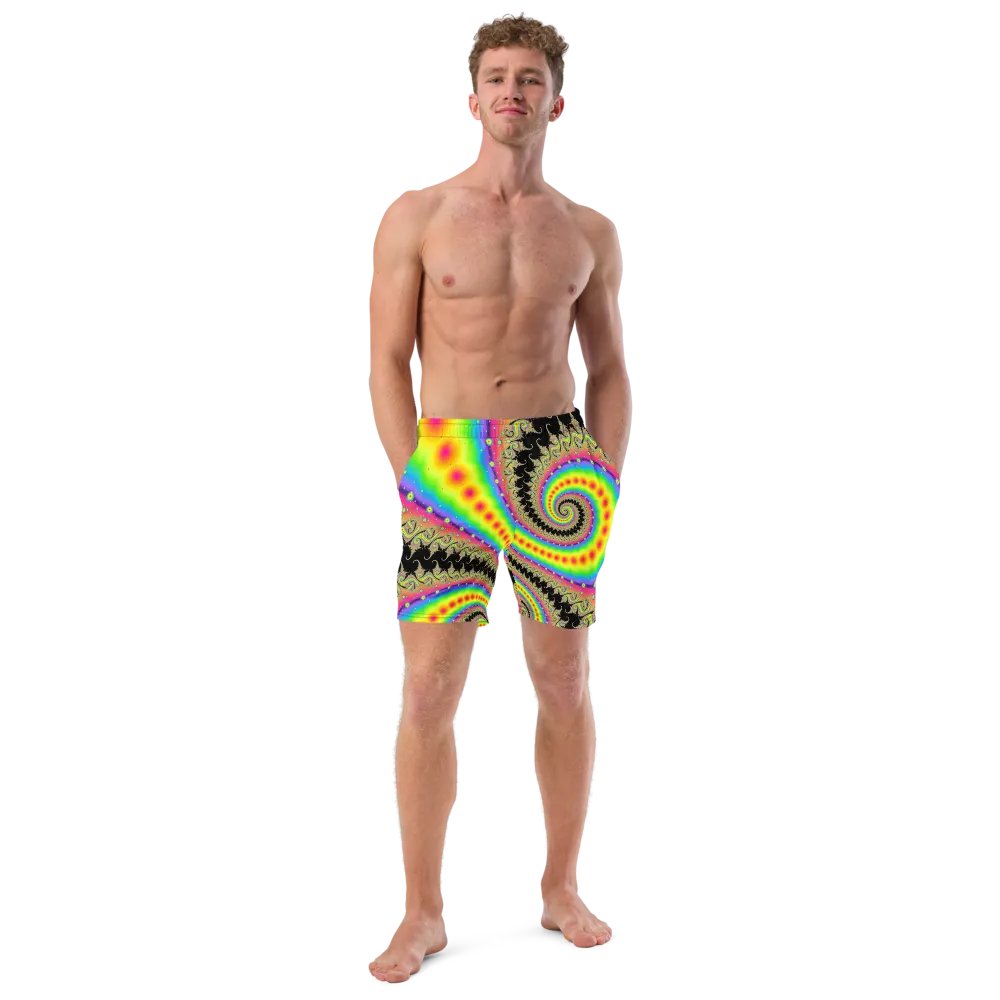 Fractal Swim Shorts - Pink Lemonade and Candy Twists product image (10)