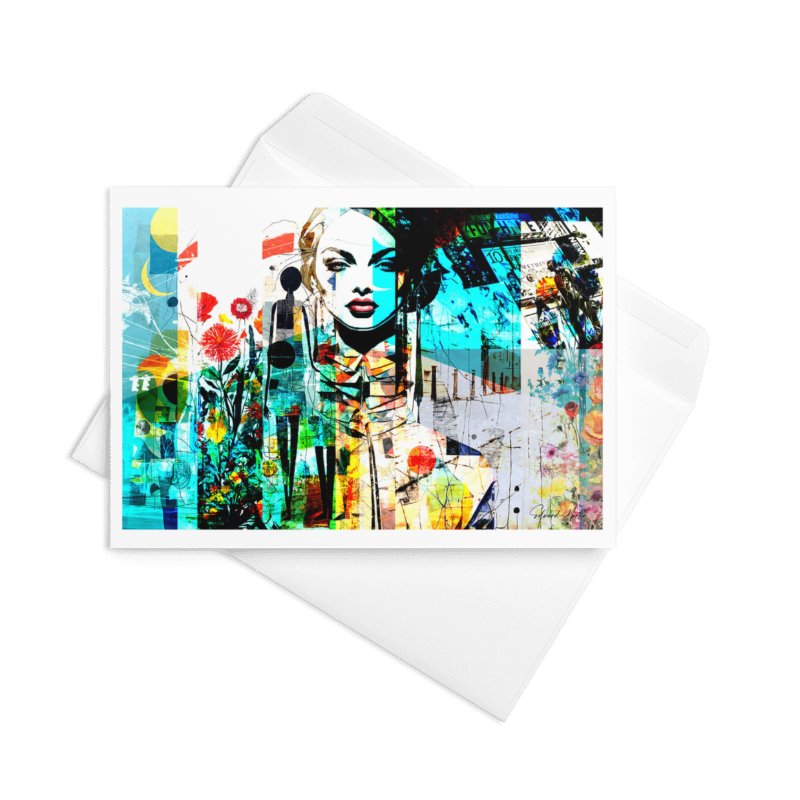 Abstract Diva by Edward Martin Card product image (1)