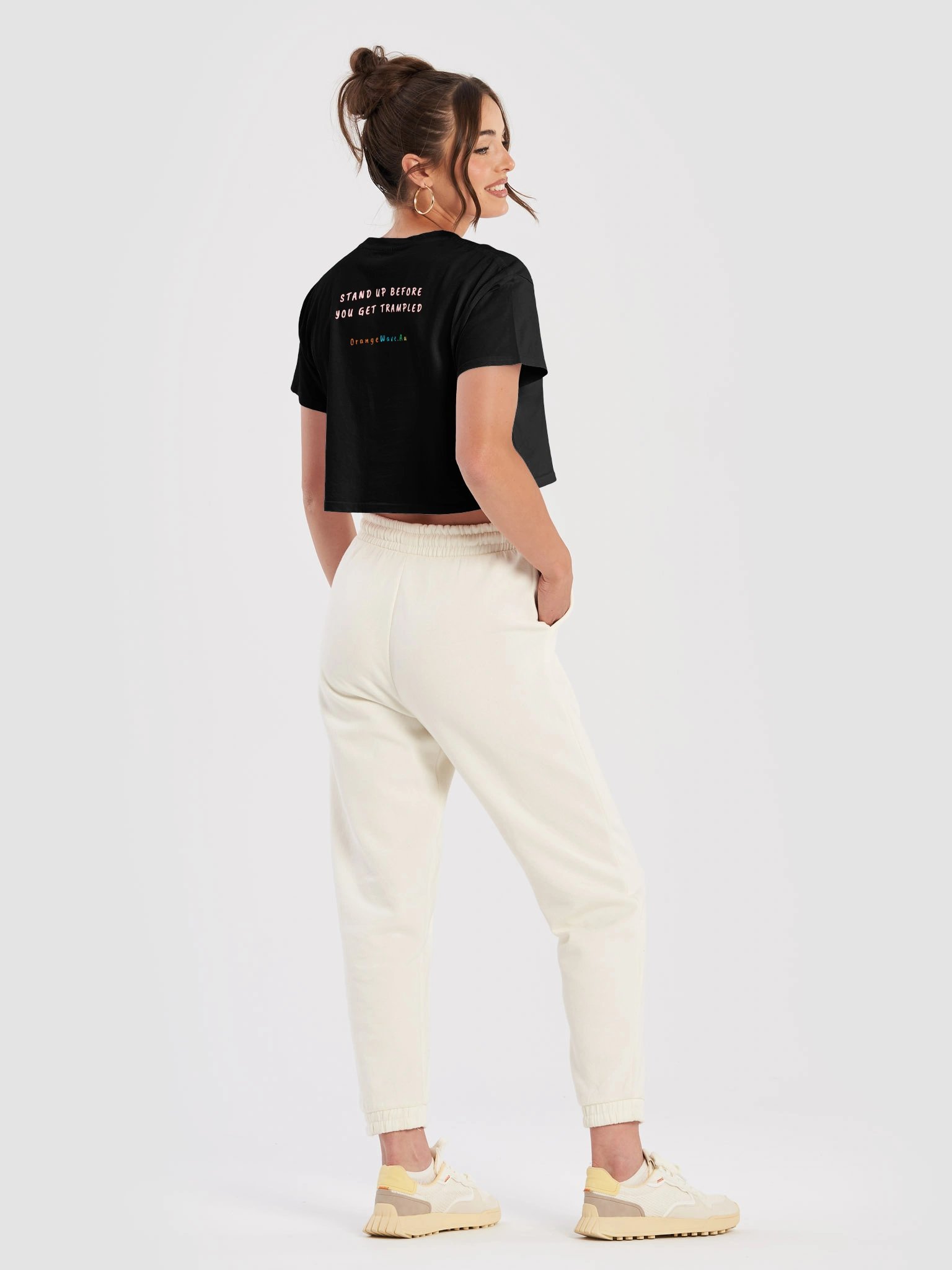 Silent Protest Support The People Crop Top product image (4)