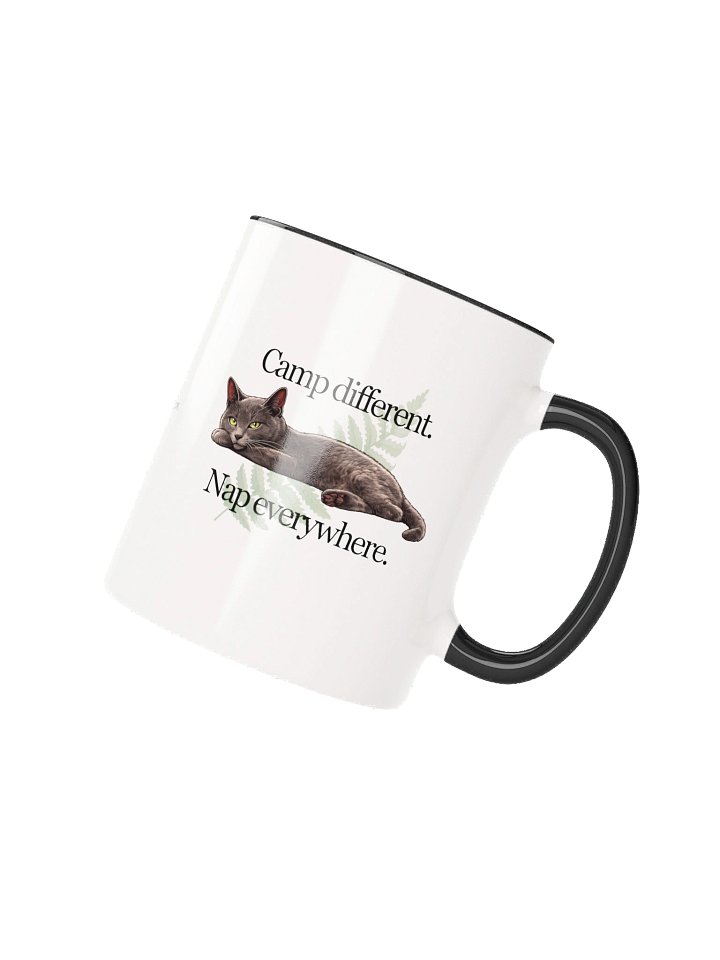 Camp Different. Nap Everywhere. Two-toned color mug product image (2)