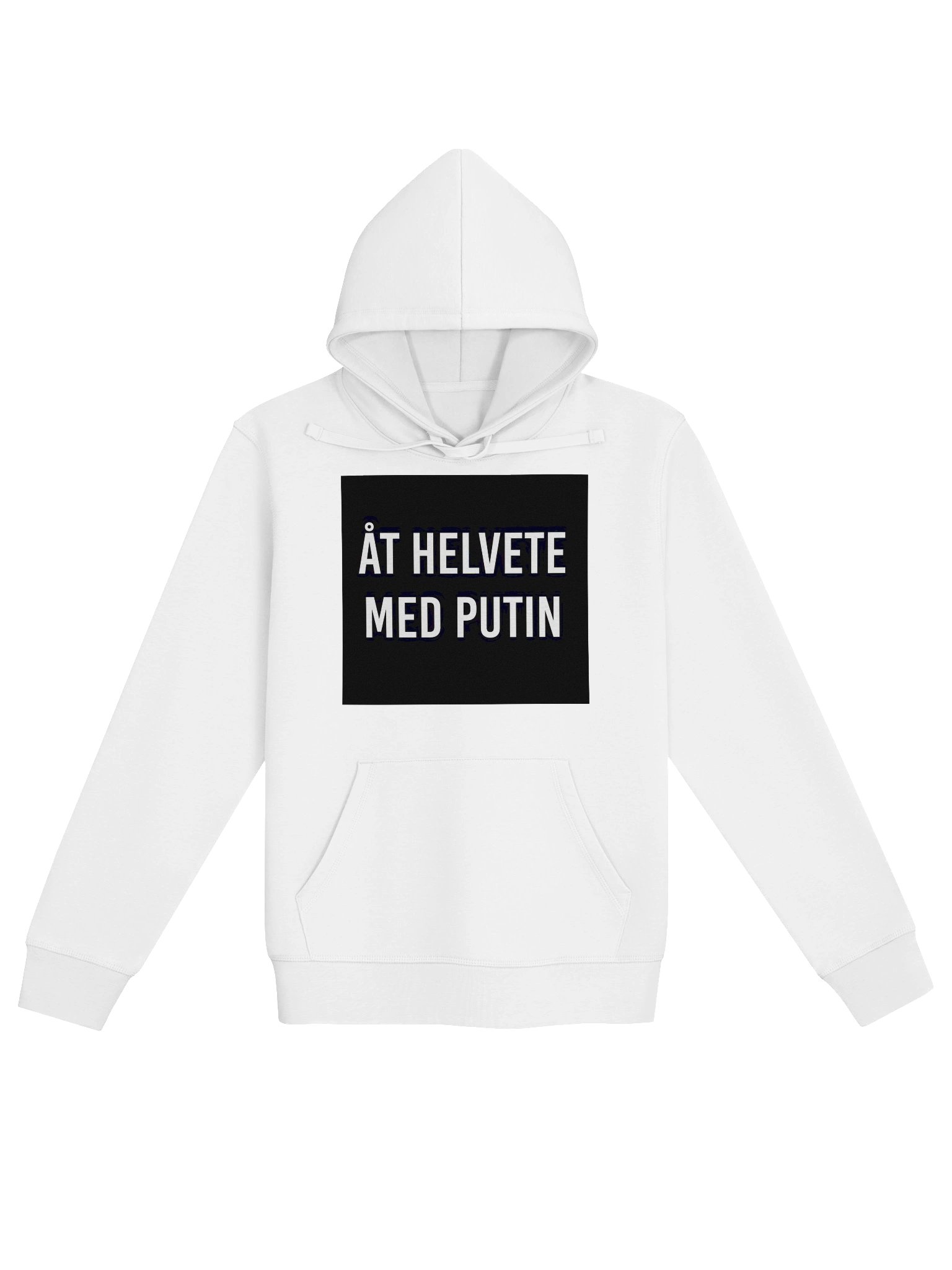 Åt helvete med Putin - Svart Bakgrund (Organic Premium Hoodie) product image (1)