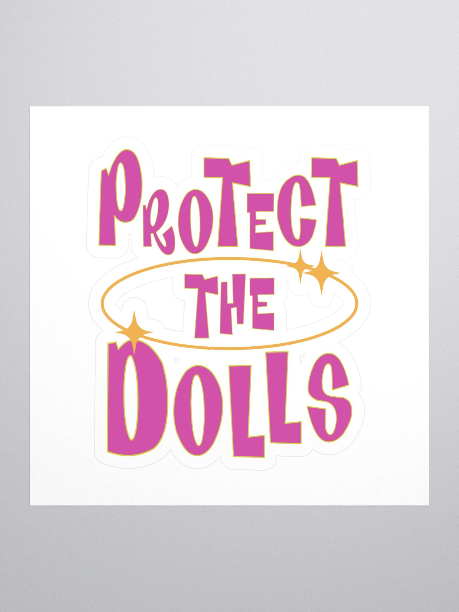 Protect the Dolls Kiss Cut Stickers product image (1)