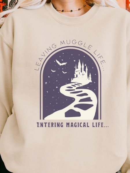 Magical Life Retro Minimalist Fall Sweatshirt product image (11)