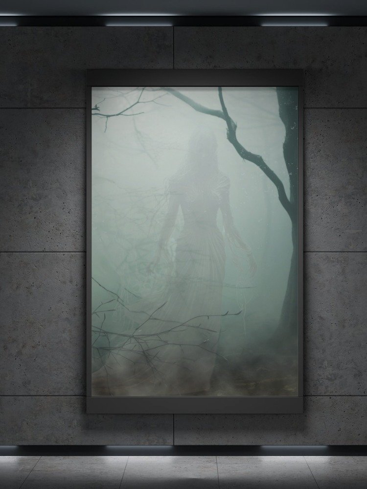 Banshee – The Veiled Mourner Digital Art Print product image (1)
