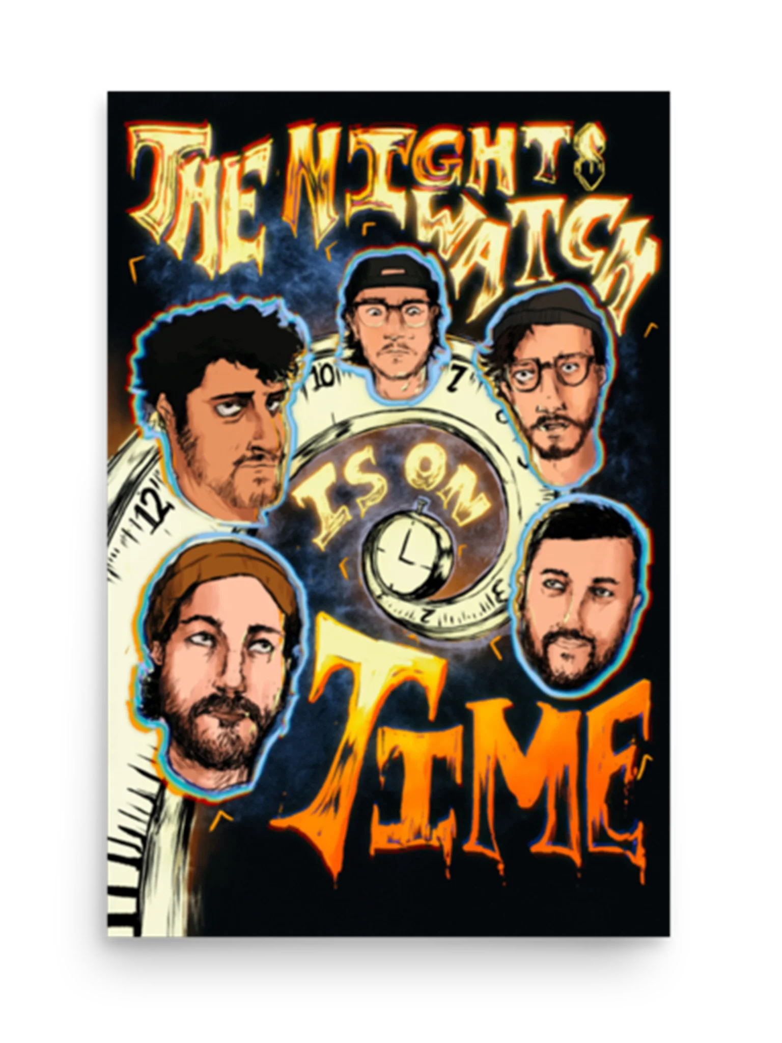 The Nights Watch Is On Time Poster product image (1)