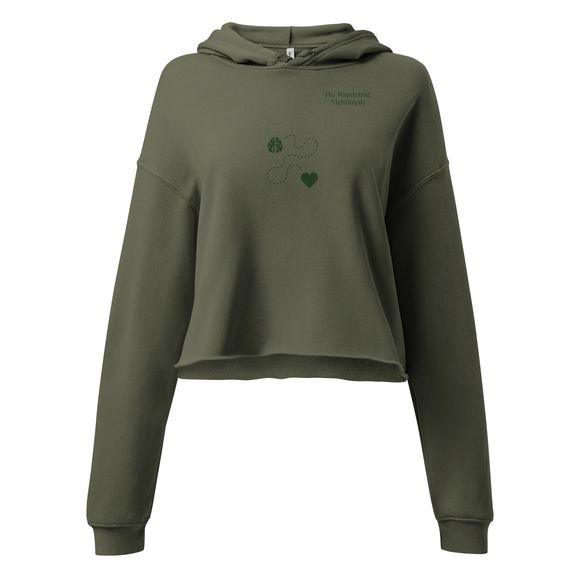 Mindful Wanderer Crop Hoodie product image (1)