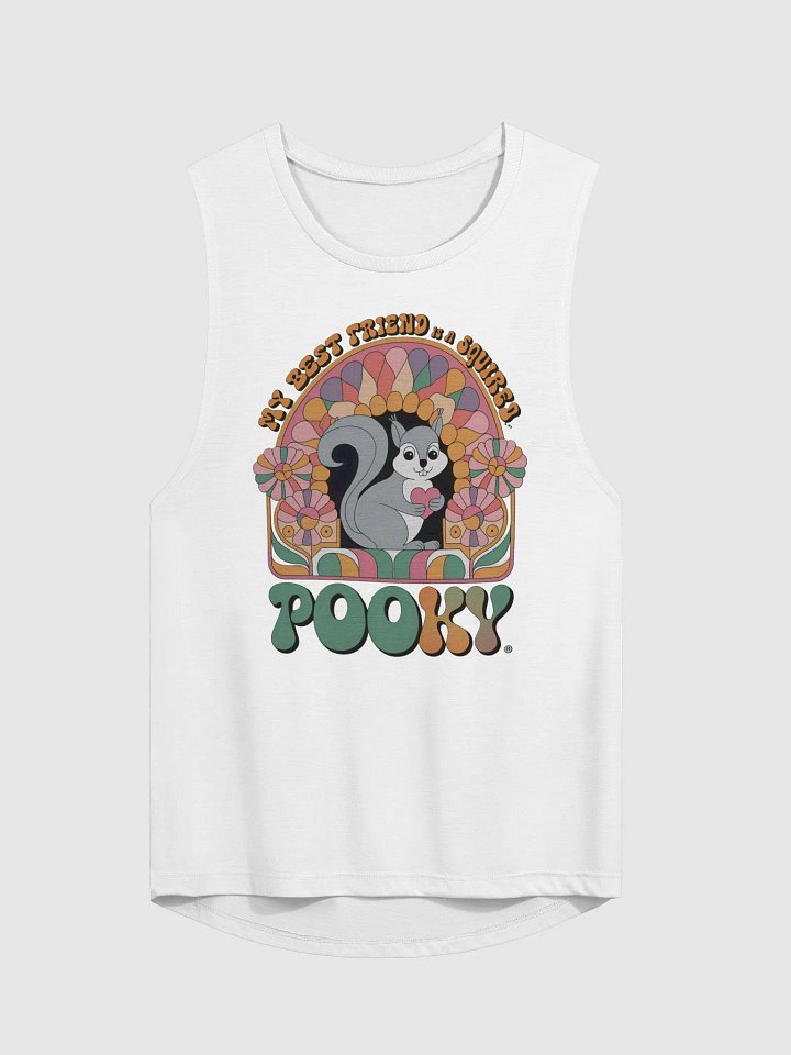 Pooky's Retro Squirrel Love Muscle Tank product image (1)