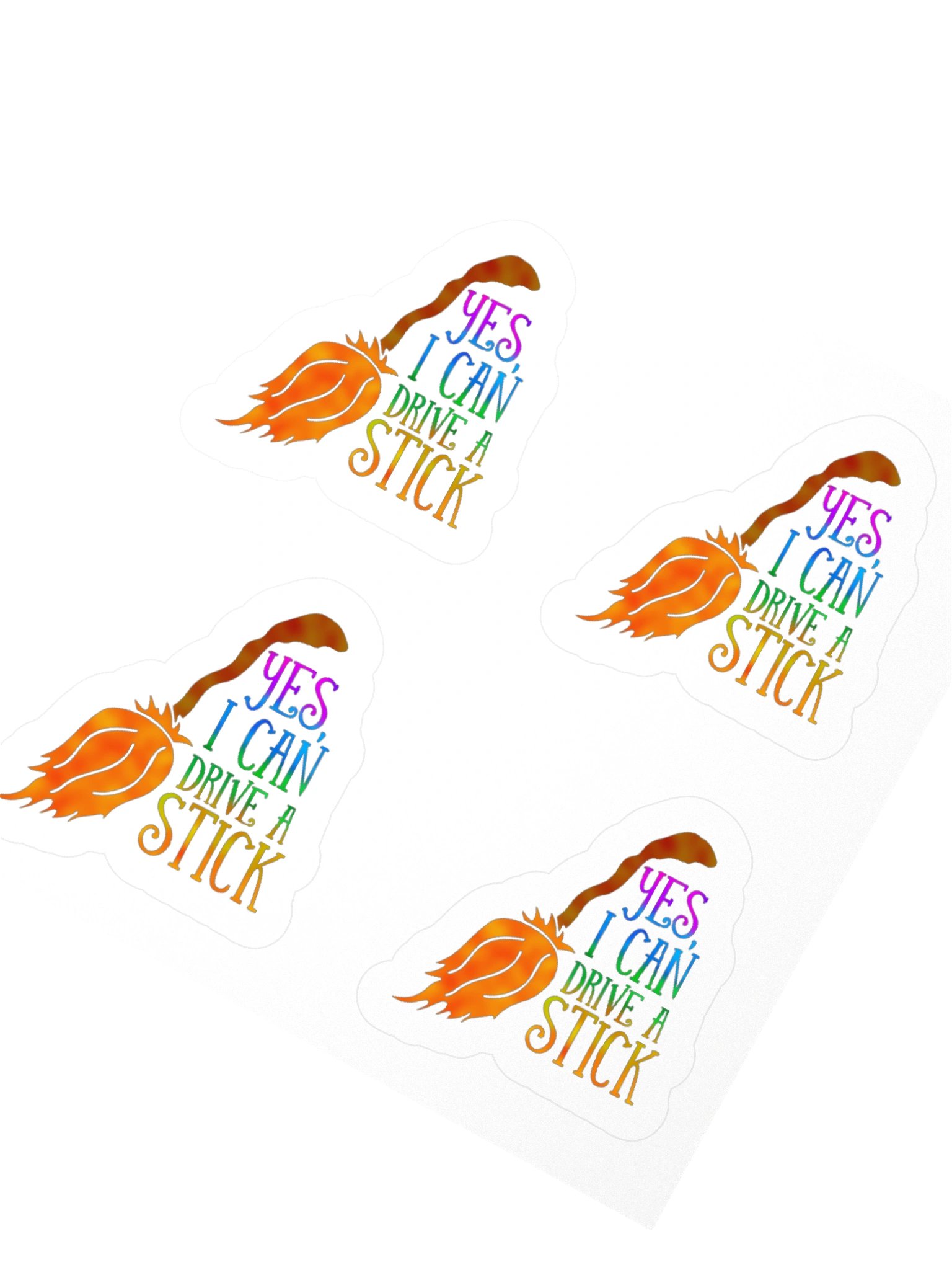 Yes, I Can Drive a Stick Sticker Set product image (6)