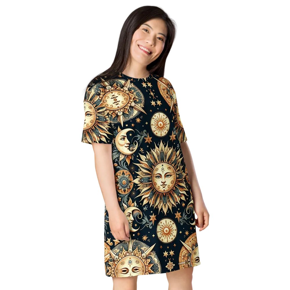All-Over Print T-Shirt Dress product image (8)