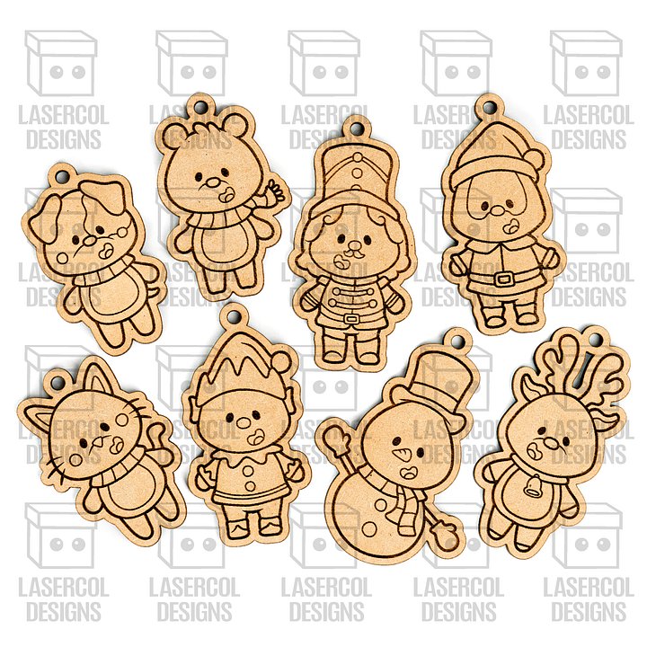 Christmas Ornaments - Laser Cut Files product image (2)