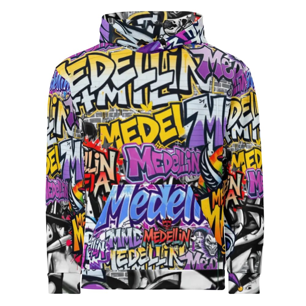 Medellin Mafia Motif Hoodie product image (1)