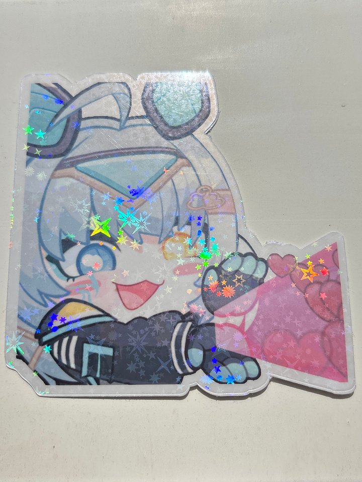 Love Blast Holographic Sticker product image (1)
