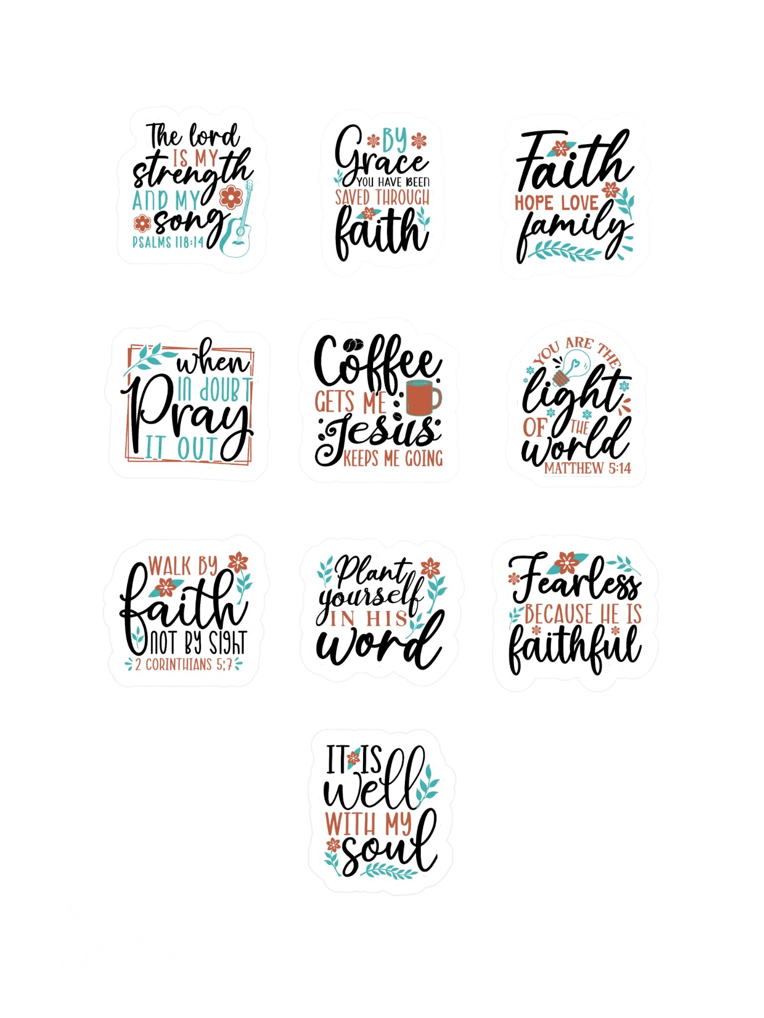 Faithful Reminders Sticker Sheet product image (3)