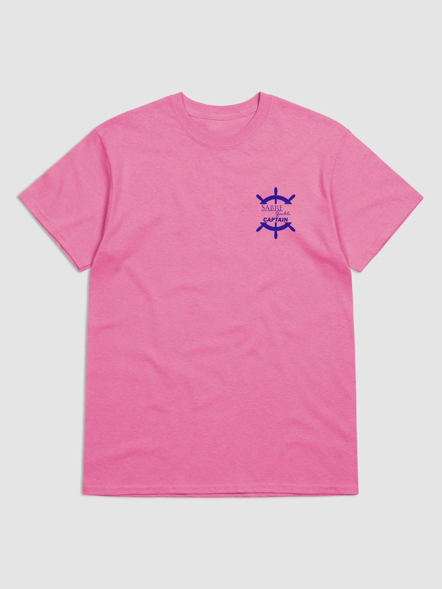 Sabre Yachts Captain - T-Shirt - Light Shirt w/Blue Logo product image (3)