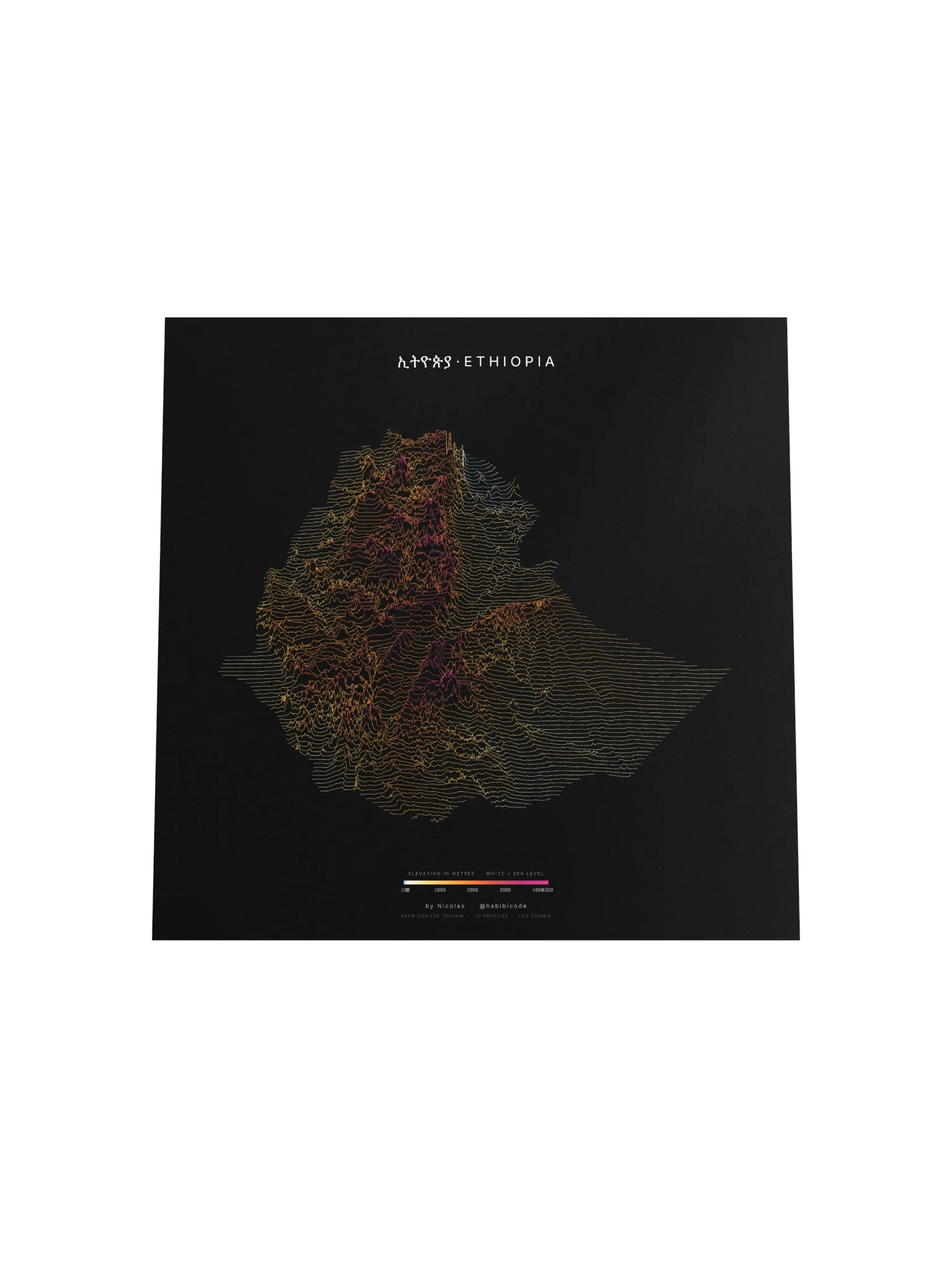 Ridgeline Poster - Ethiopia product image (4)