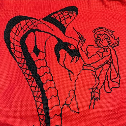 i don't usually post wips but this gal is going to take me longer than usual 🐍🩸
#crossstitch #needlepoint #donedhardy #edhard...