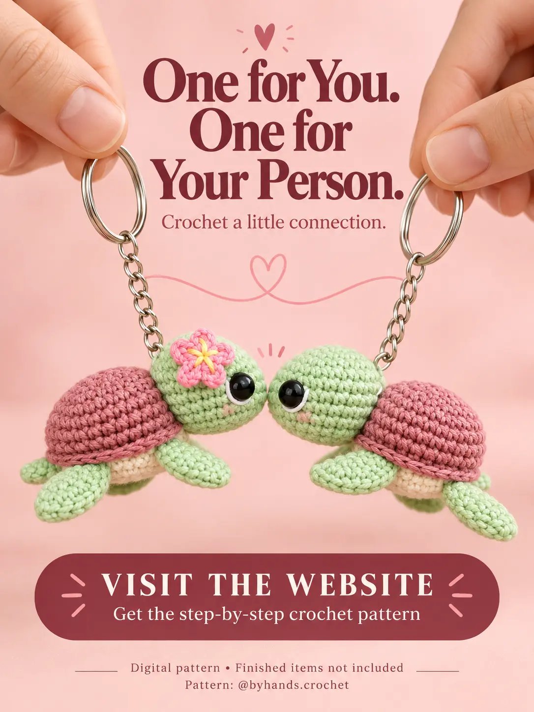Sweetheart Turtles Crochet Pattern product image (4)
