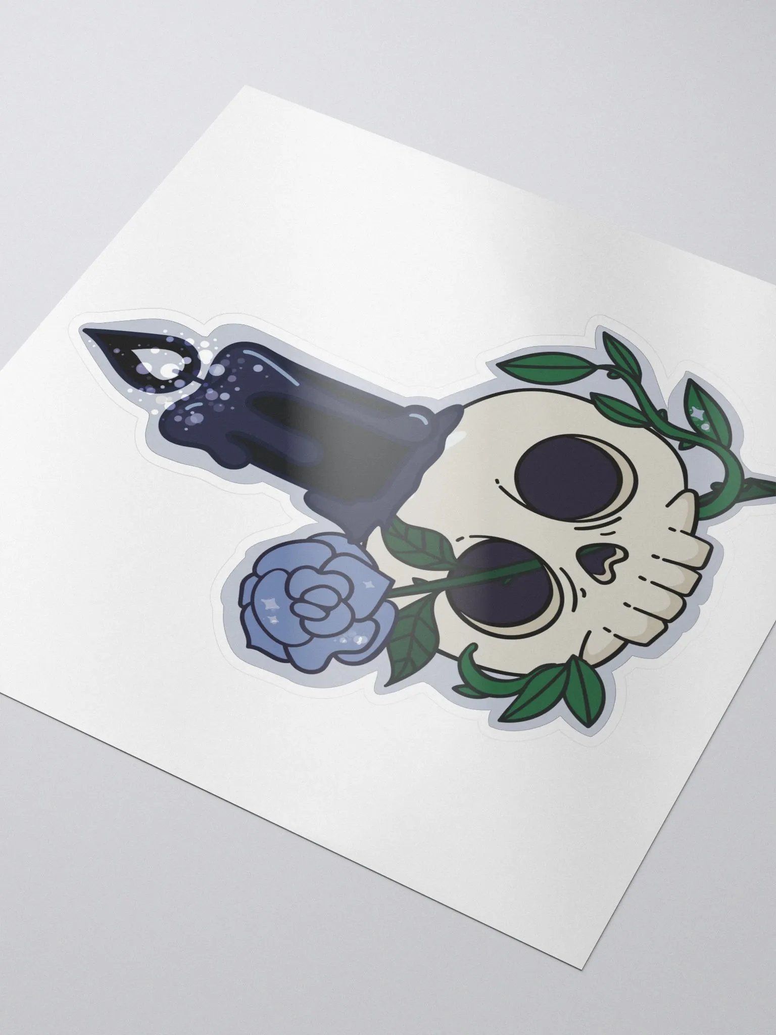 Black Flame Candle Sticker product image (3)