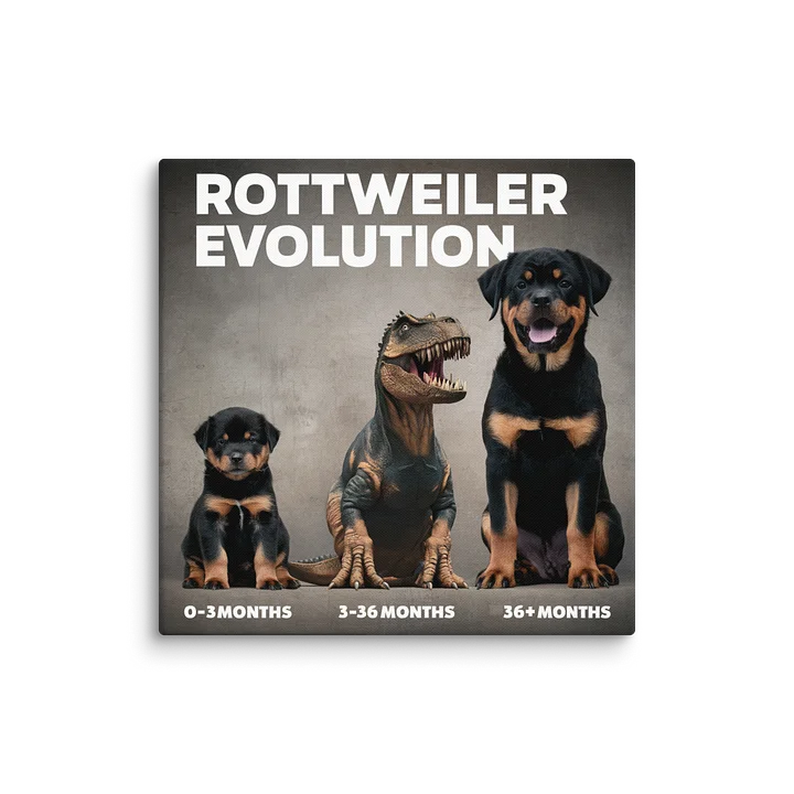 Rottweiler Evolution Canvas product image (1)