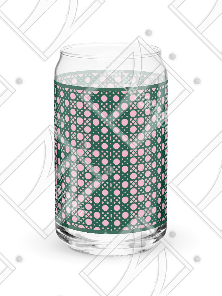 Verdant Garden Monogram A Can-Shaped Glass product image (8)