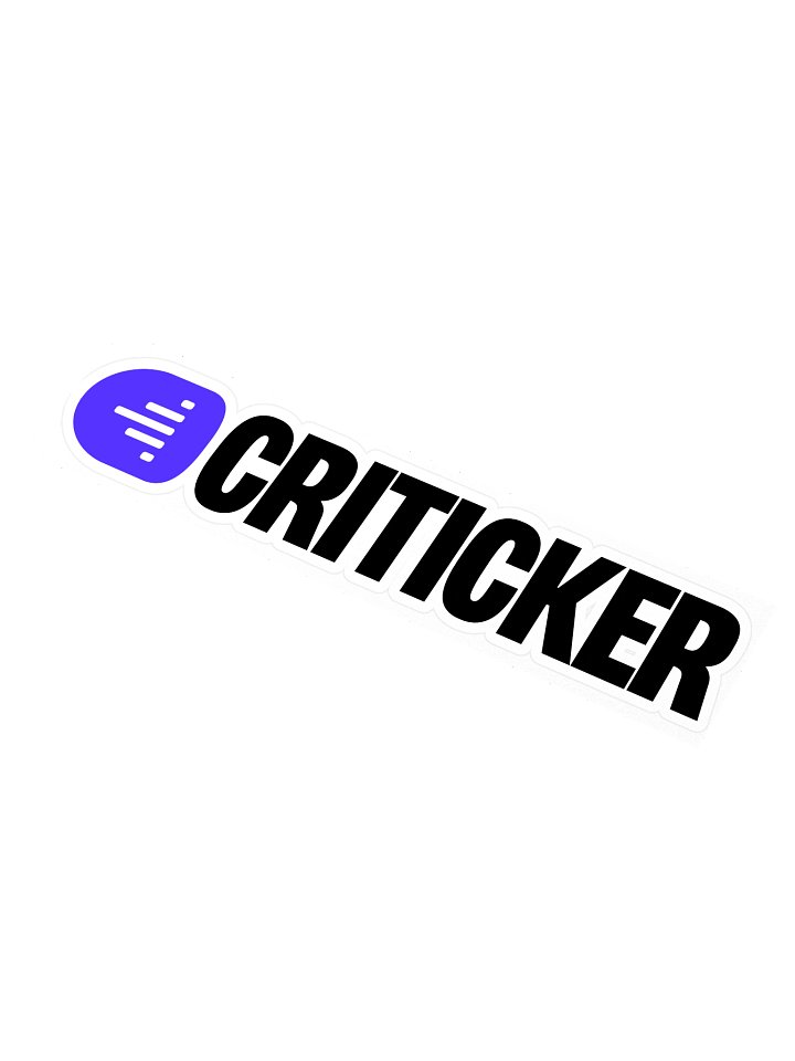 The Official Criticker Sticker product image (1)