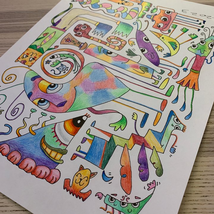 Critter Coloring Page 3 product image (1)