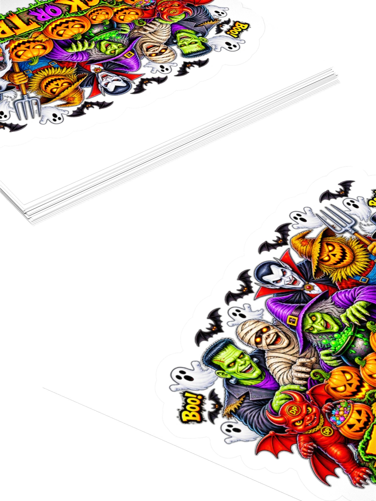 Trick or Treat 3" x 3" sticker product image (4)