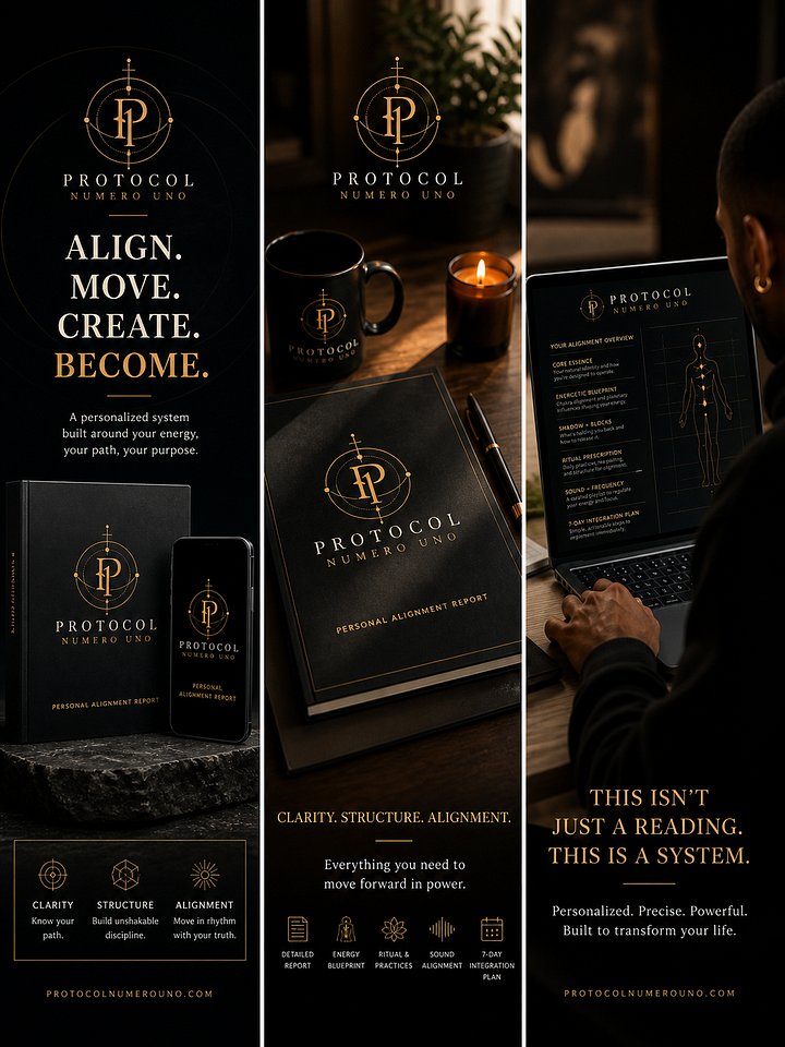 Protocol Numero Uno: Personal Alignment Report product image (1)