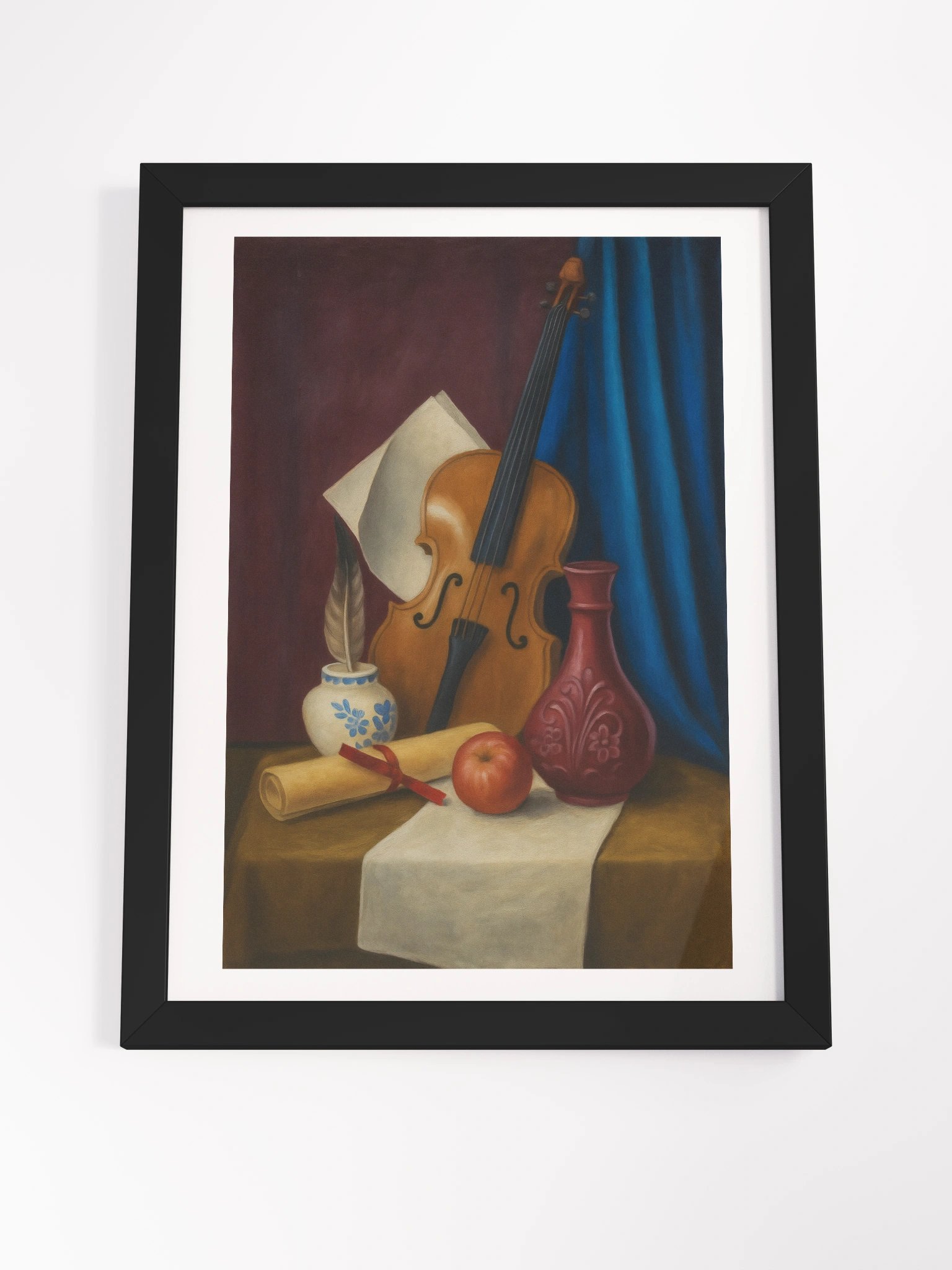 Framed Print - Classical Still Life 'Artist's Muse' product image (4)