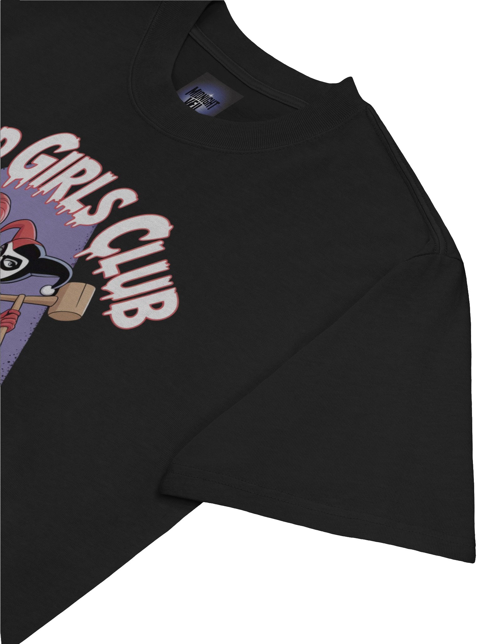 Shadow Sirens: Harley Quinn & Poison Ivy Bad Girls Club Oversized Faded T-Shirt product image (7)