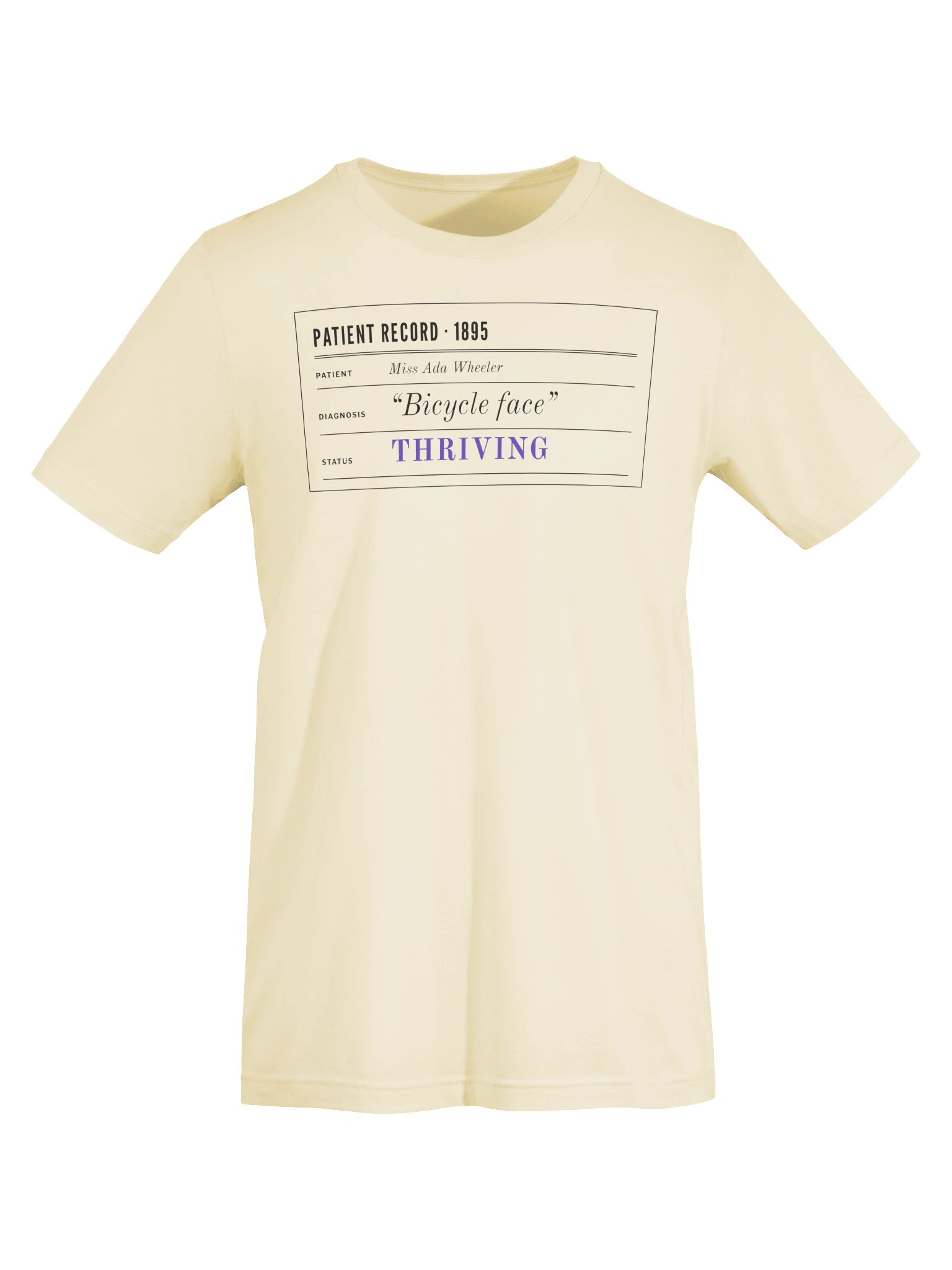 Patient Record Tee (Natural) product image (5)