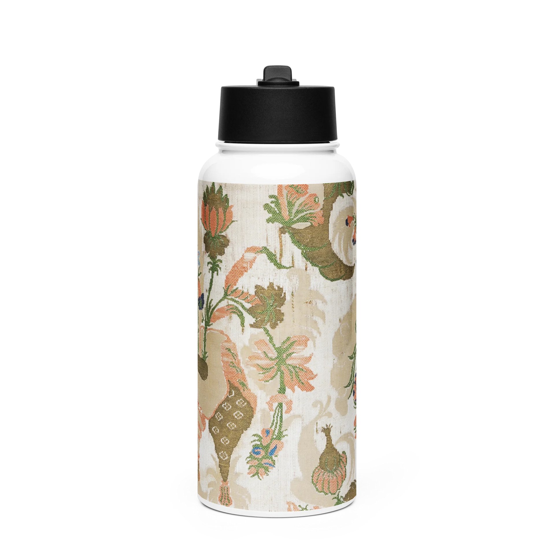Symmetrical Floral. 32oz Stainless Steel Water Bottle product image (1)
