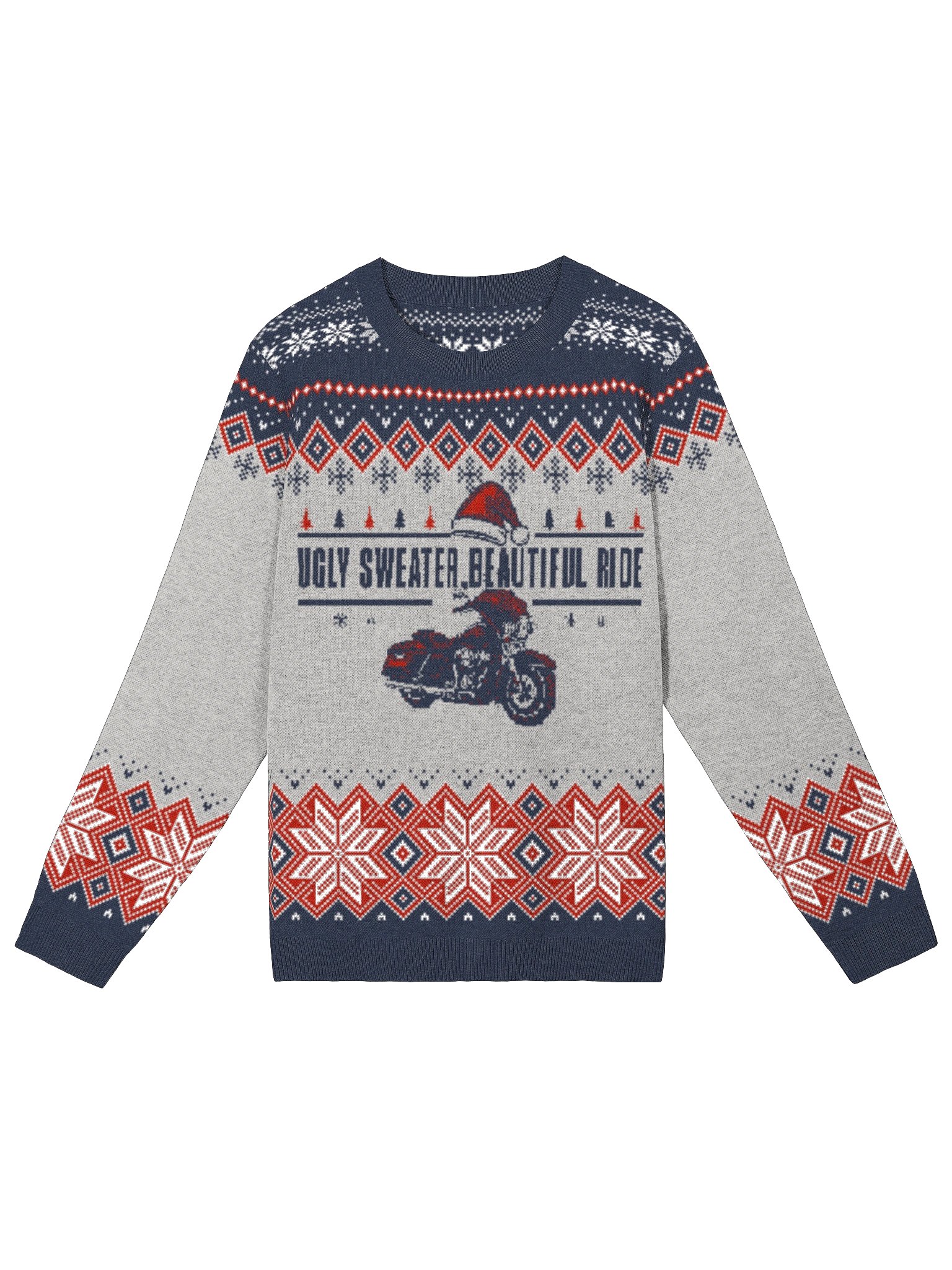 Throttle and Iron Podcast Holiday Sweater — Santa’s Throttle Edition (HD) product image (1)