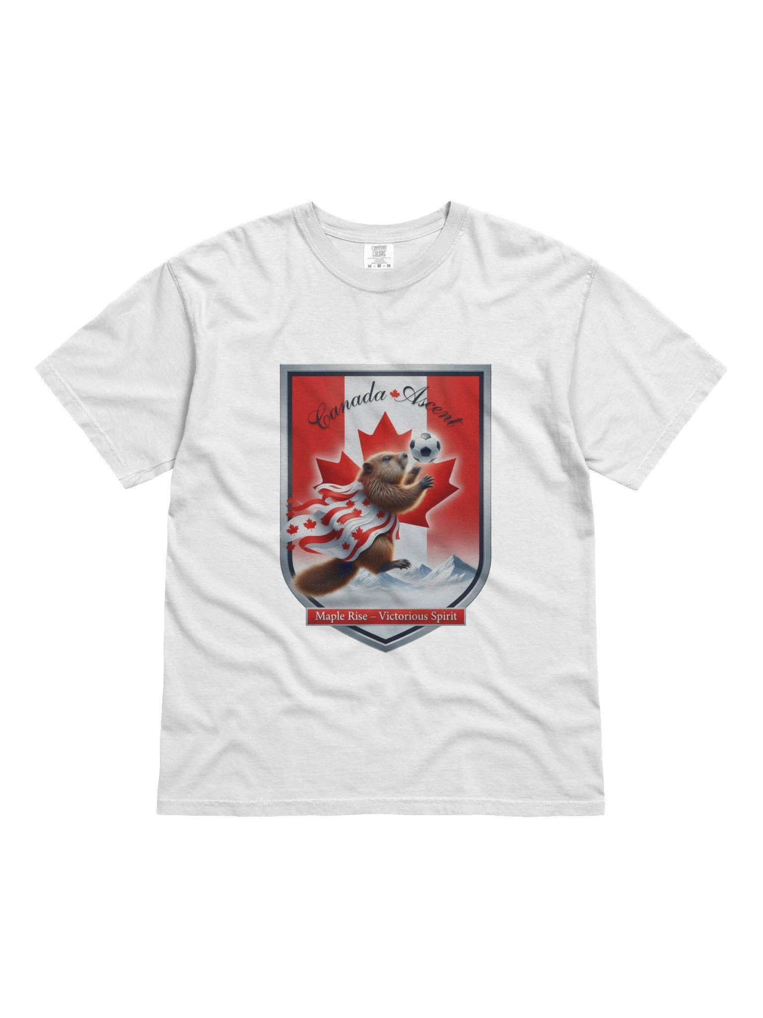 Canada Beaver Charge T-Shirt, Canadian Flag Pride Gift product image (1)