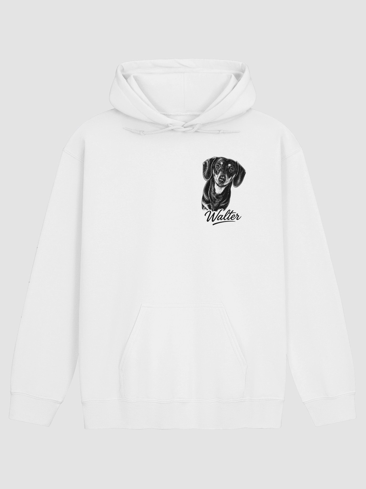 Walter Dachshund Line Art Hoodie product image (17)